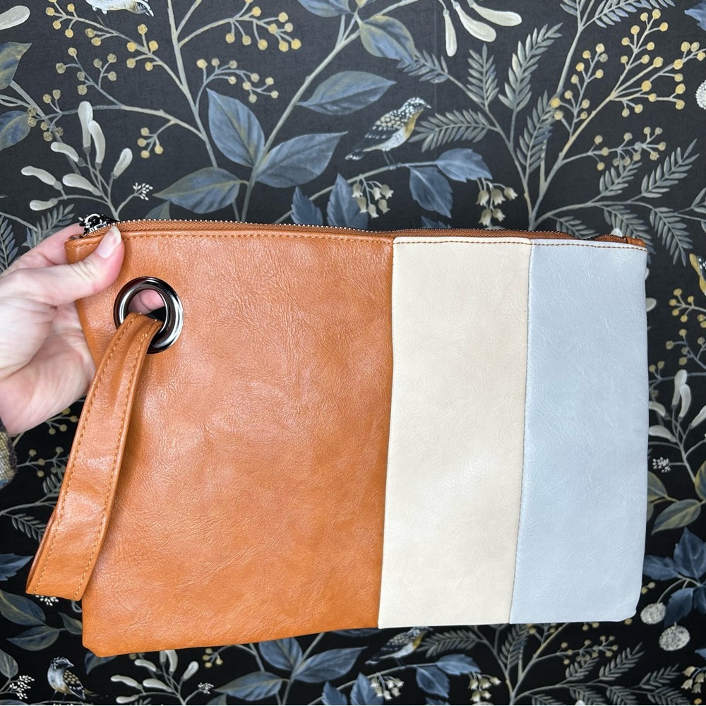 Brown Wristlet Purse